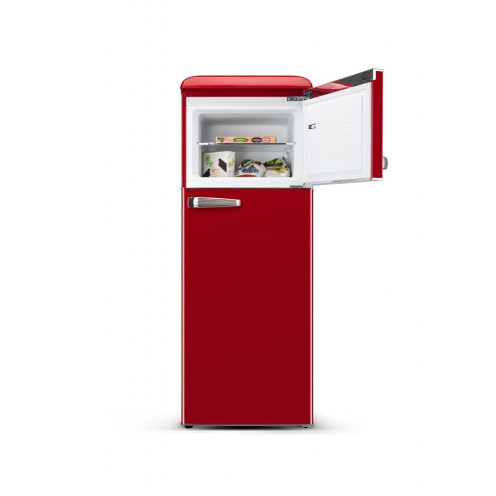 ETA Retro kombinirani hladnjak Storio [E, V: 148cm, V: 170L, Š: 45L, crveni]
