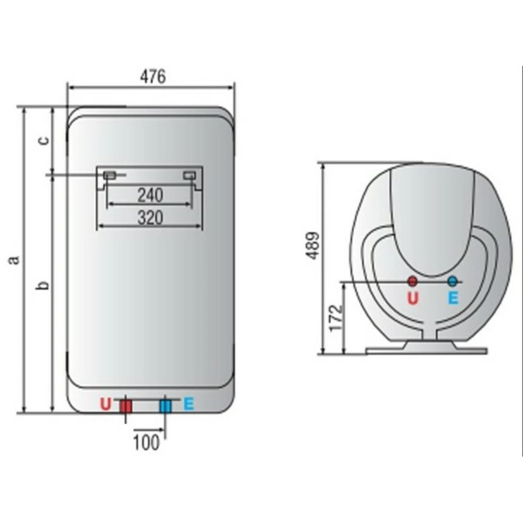 ARISTON električni bojler SHAPE ECO EVO 50 V 1.8 K EU (3626073)