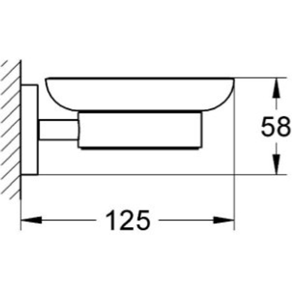 GROHE stalak za sapun s držačem ESSENTIALS (40444001)