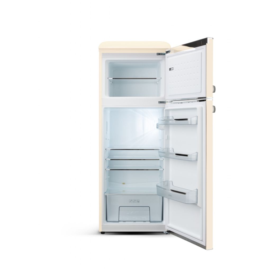 ETA Retro kombinirani hladnjak Storio [E, V: 148cm, V: 170L, Š: 45L, bež]