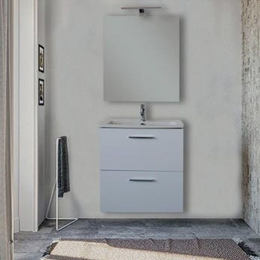 VITRA Mia ormarić sa umivaonikom 60 x 40 x 140 cm - bijeli