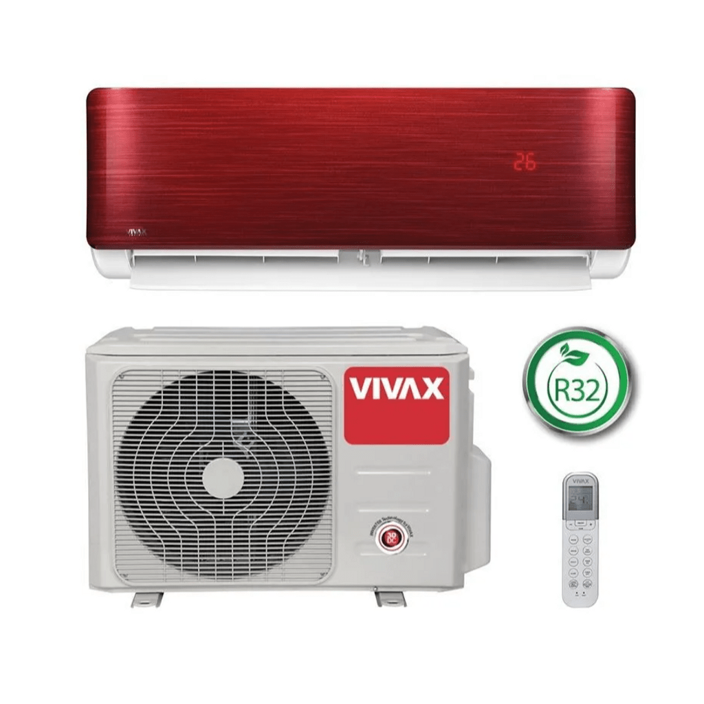 VIVAX klima uređaj ACP-12CH35AERI 3,5 kW – crvena