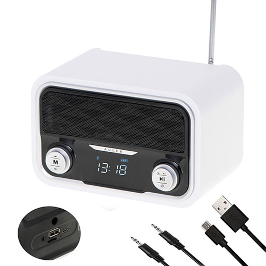 ADLER radio i Bluetooth/AUX/FM/SD/USB uređaj (AD1185)