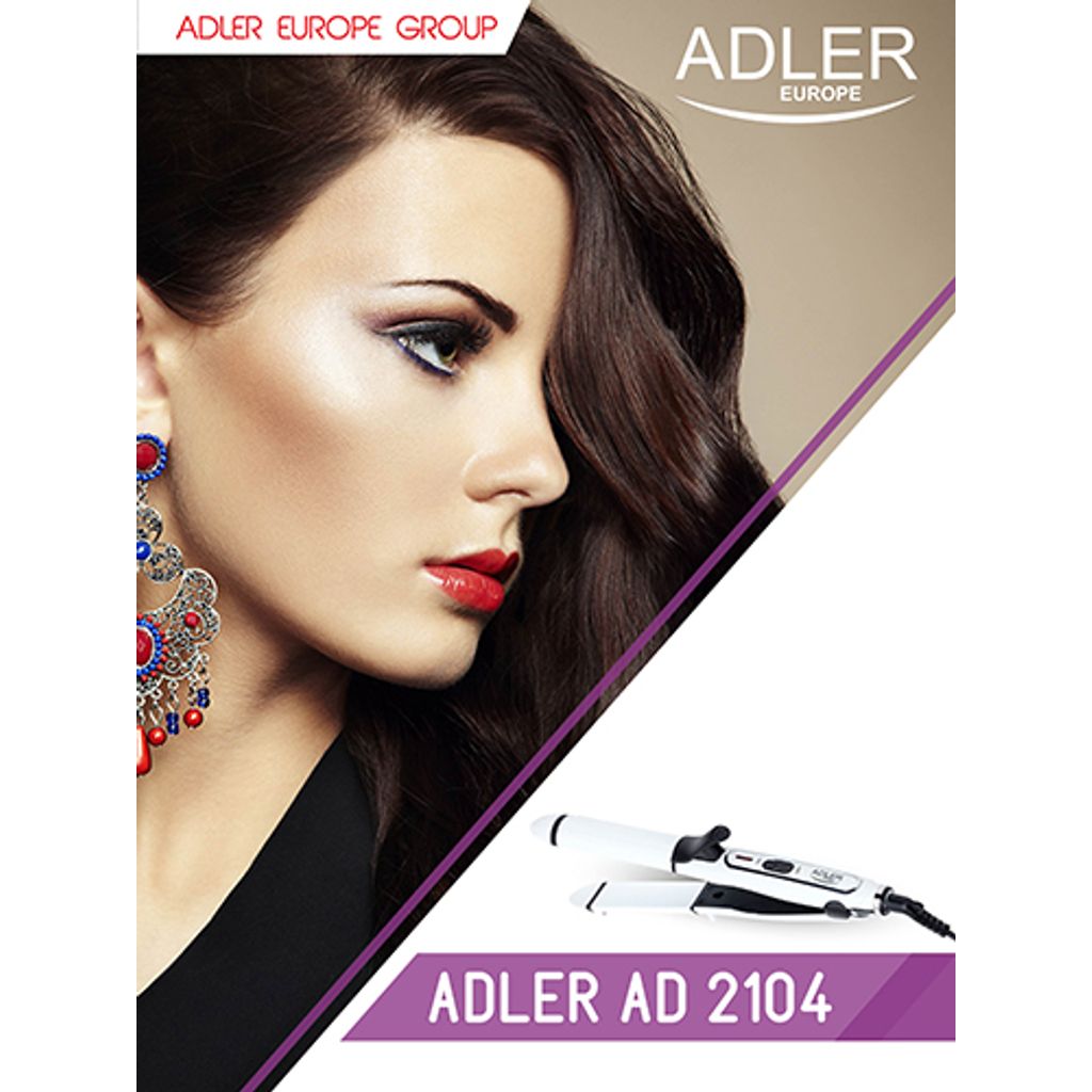 ADLER uređaj za ravnanje i kovrčanje kose AD2104