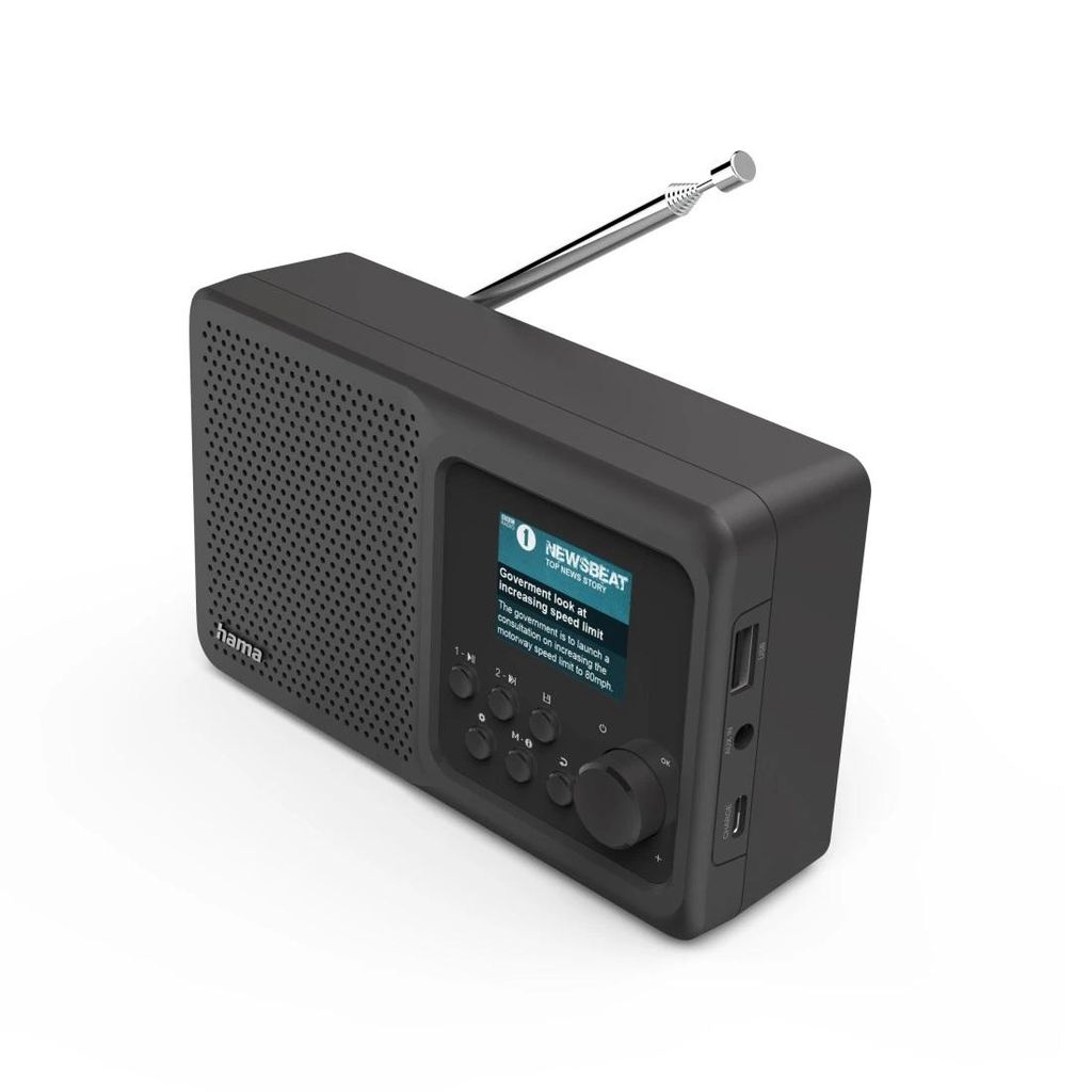 HAMA digitalni radio "DR5BT", FM/DAB/DAB+/Bluetooth®/na baterije