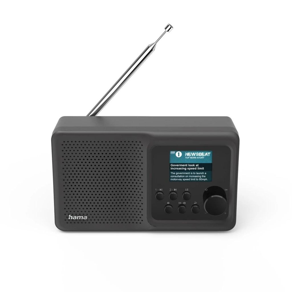 HAMA digitalni radio "DR5BT", FM/DAB/DAB+/Bluetooth®/na baterije