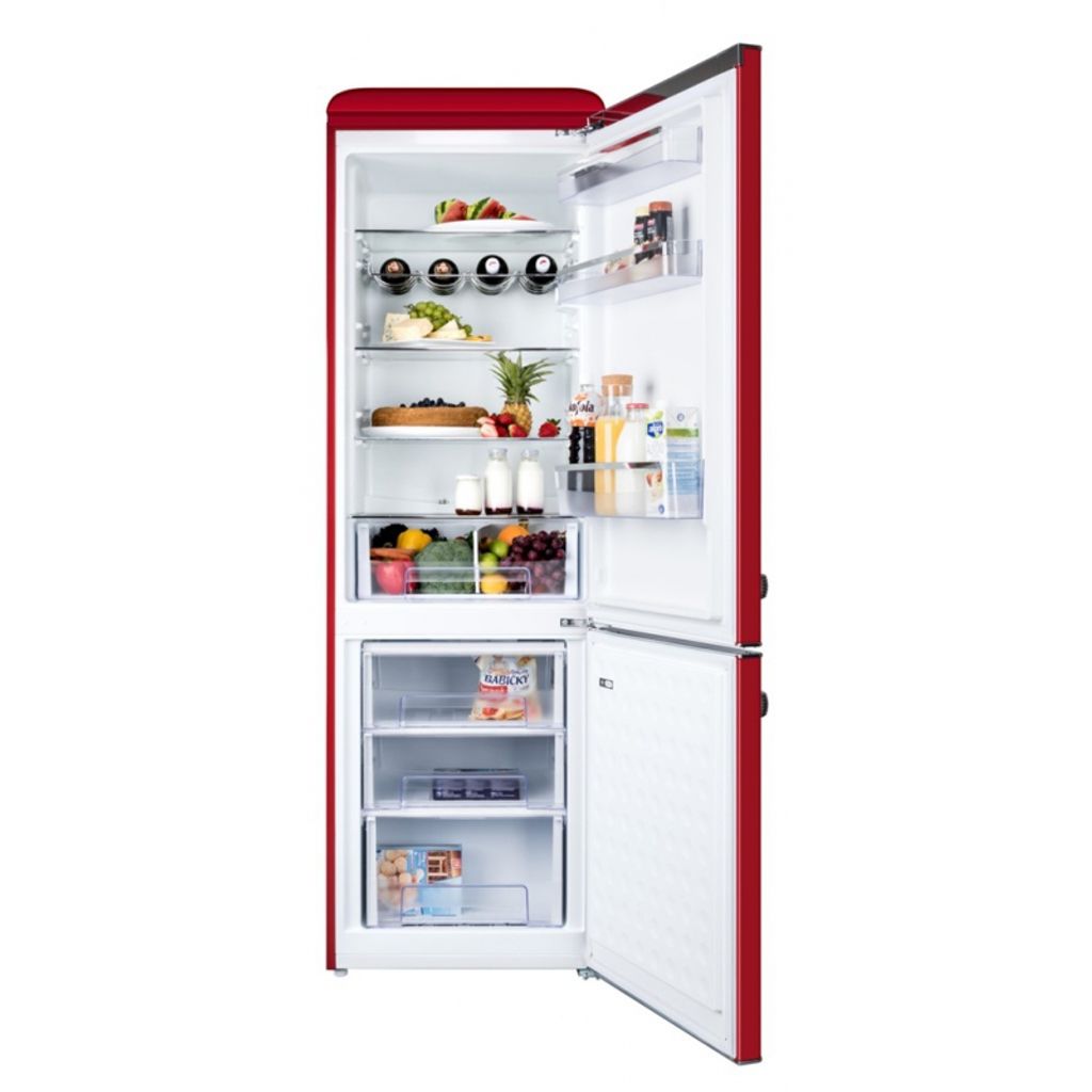 ETA Retro kombinirani hladnjak Storio [E, V: 192cm, V: 216L, Š: 84L, crveni]