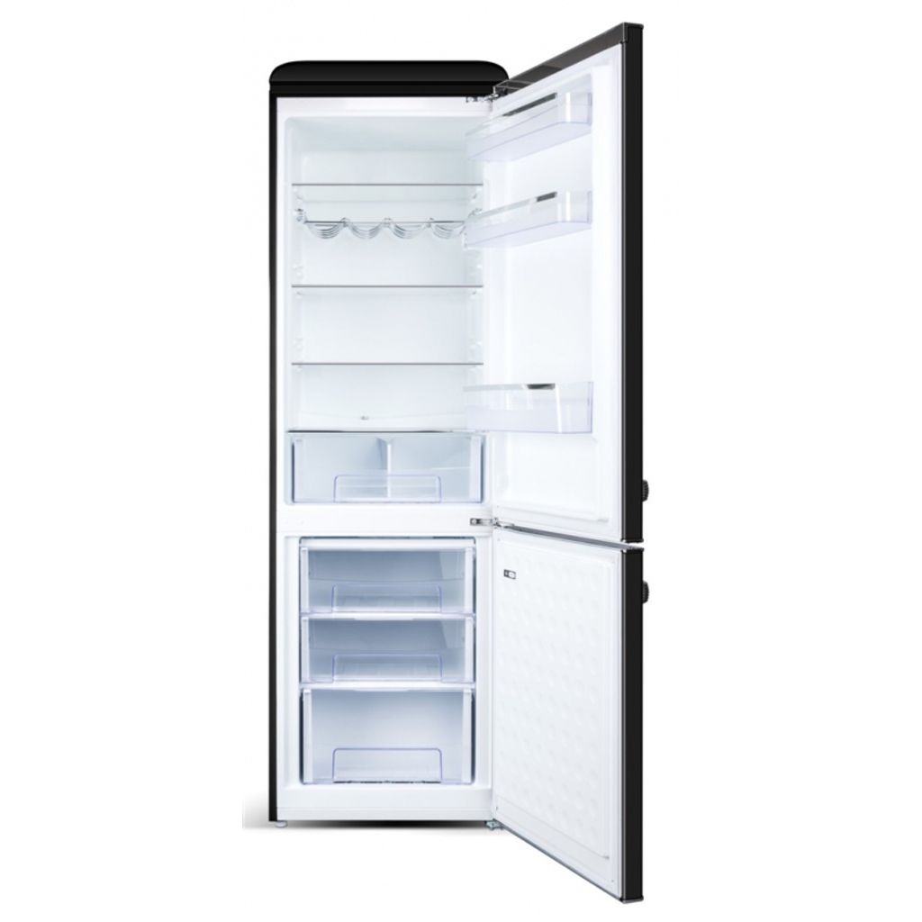ETA Retro kombinirani hladnjak Storio [E, V: 192cm, V: 216L, Š: 84L, crni]