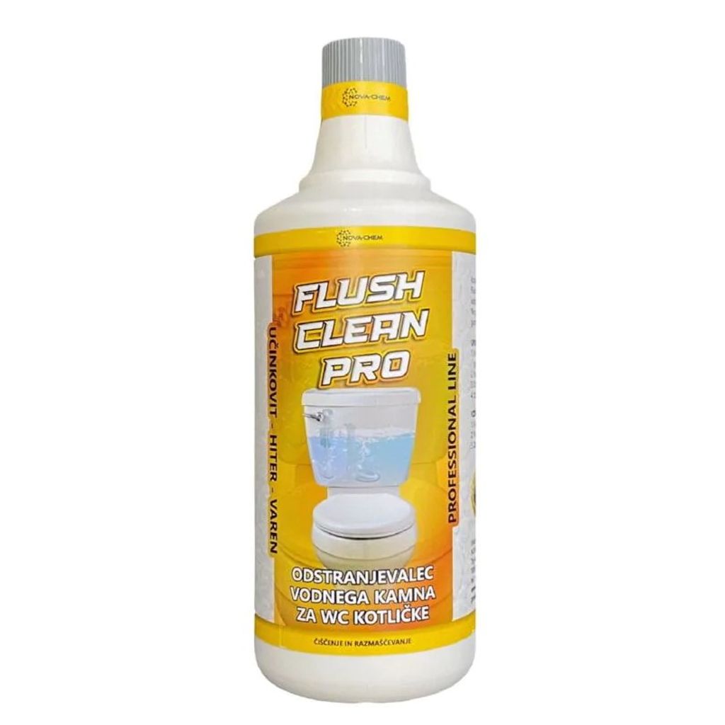 FLUSH CLEAN PRO sredstvo za uklanjanje kamenca sa WC školjke 1 l