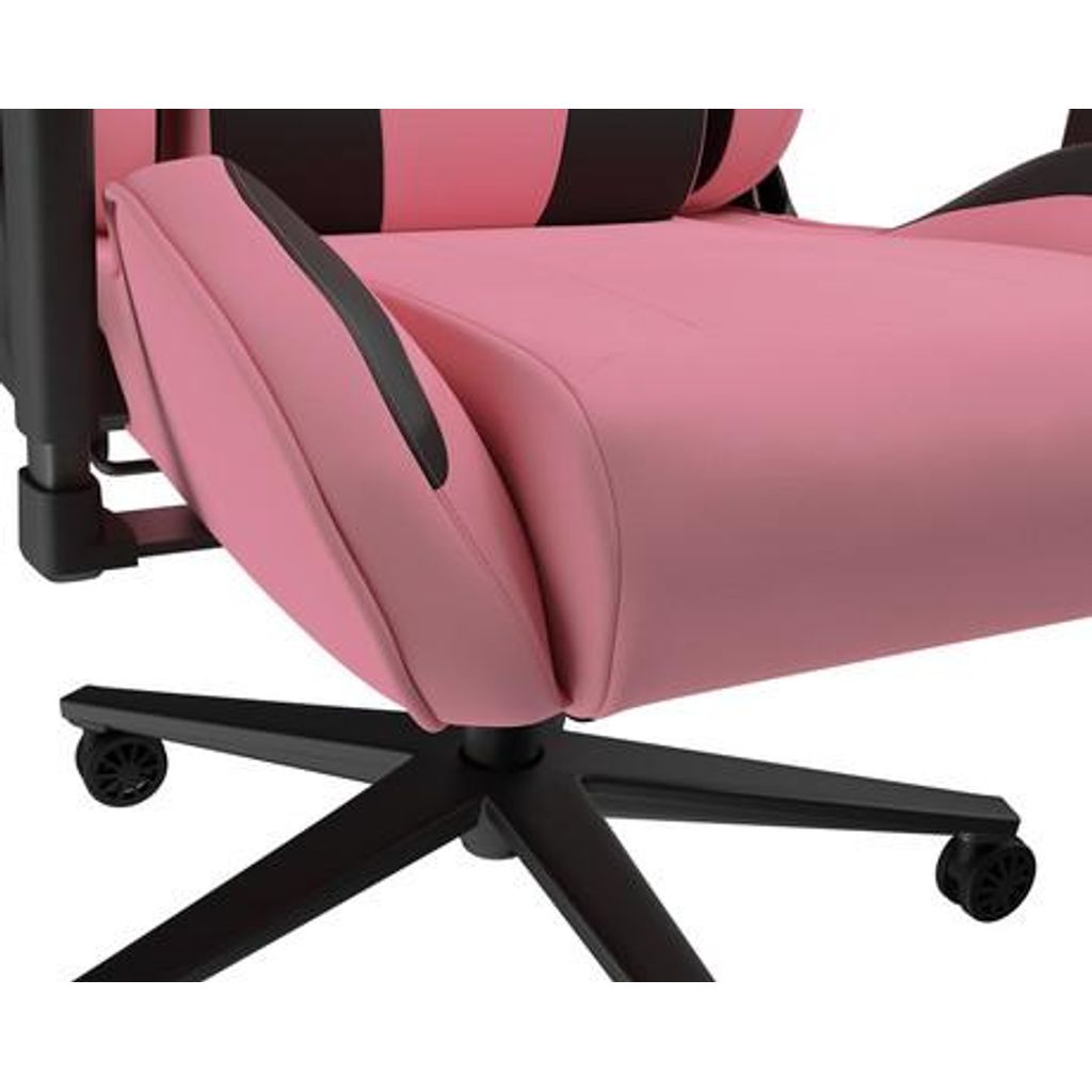GENESIS NITRO 720 igraća stolica, ergonomska, podesiva visina/nagib, 3D nasloni za ruke, CareGlide™ kotači, ružičasto crna