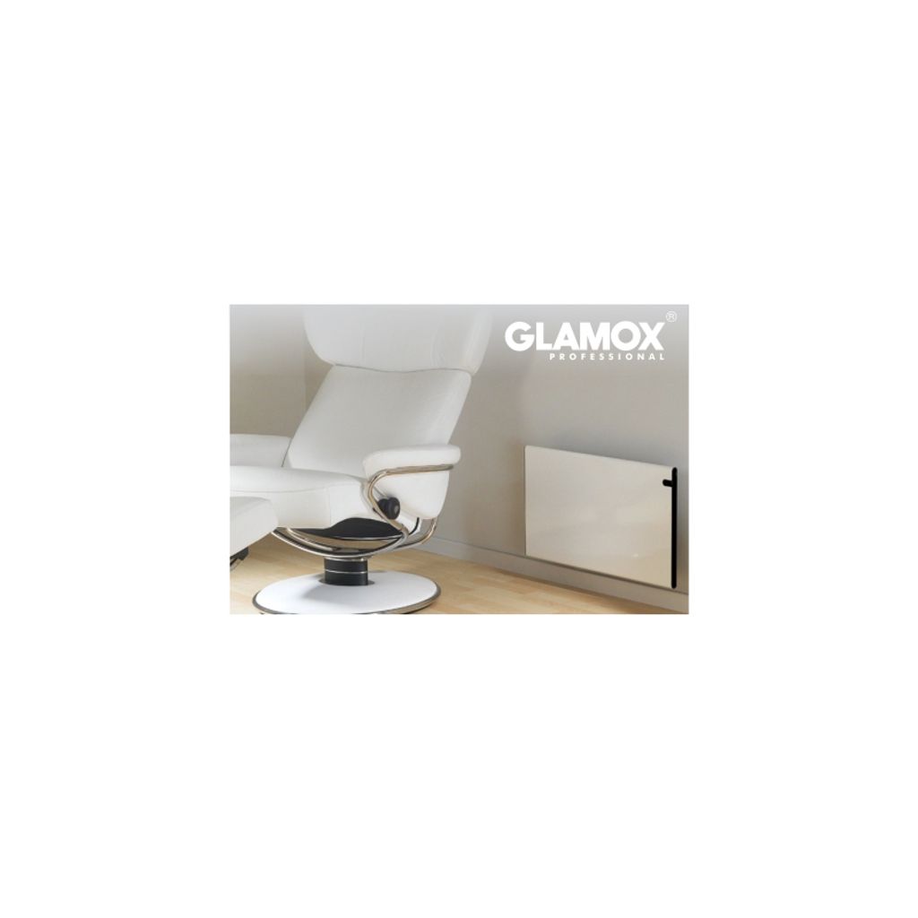 GLAMOX električni panel zidni radijator H30 H 04 KDT bijeli s digitalnim termostatom 370x474 mm 670004 400 W