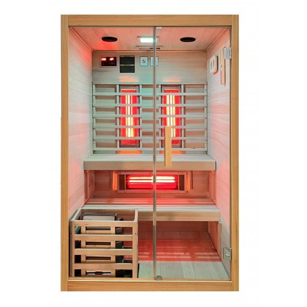 TWIN COMBI - finska i infracrvena sauna za 2 osobe 130x120x200