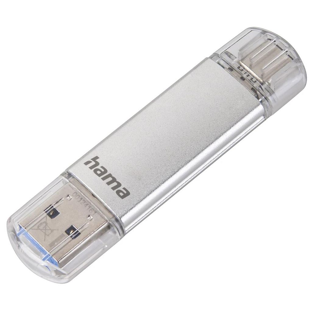 HAMA "C-Laeta" USB stick, USB-C USB 3.1/USB 3.0, 64 GB, 40 Mbps