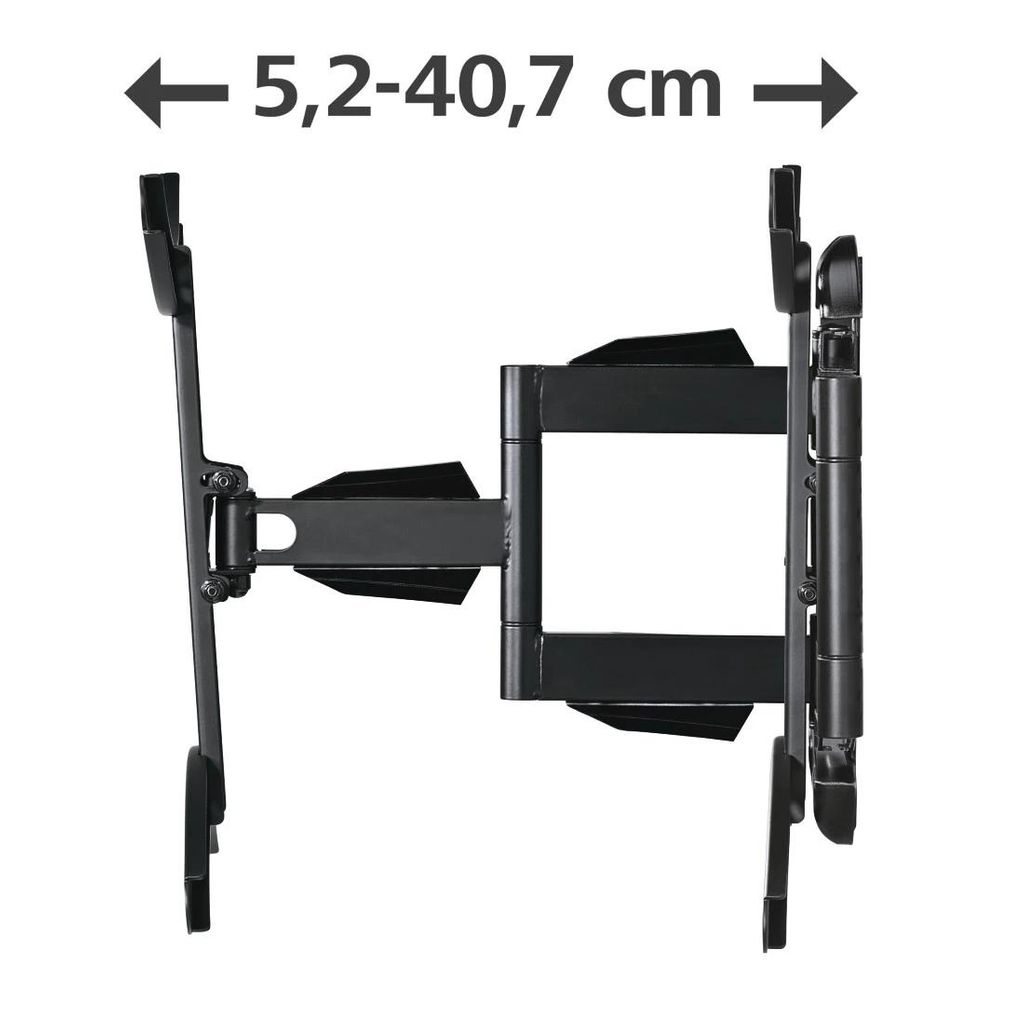 HAMA Zidni držač za TV, 3 zvjezdice, puni pokret 165 cm (65inča), crni