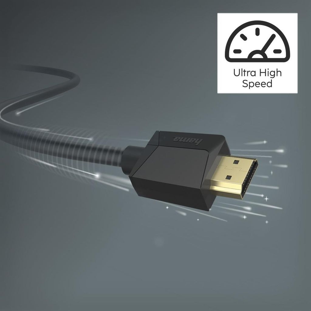 HAMA kabel HDMI™ Ultra High Speed, certificiran, 8K, pozlaćen, 2,0 m