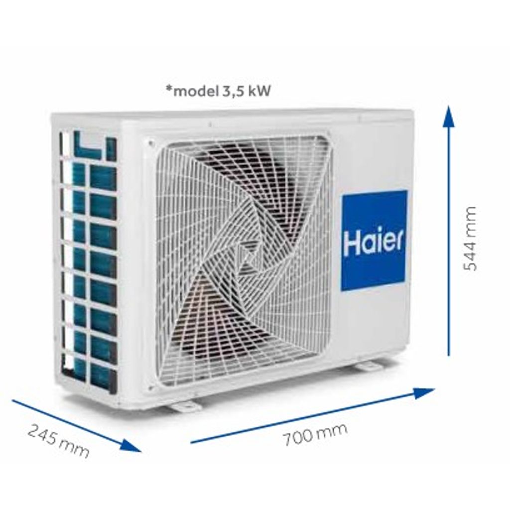 HAIER Revive klima uređaj inverter R-32 1U35YERFRA (vanjski) + AS35RHBHRA (unutarnji) 3,2 kW + Wi-Fi