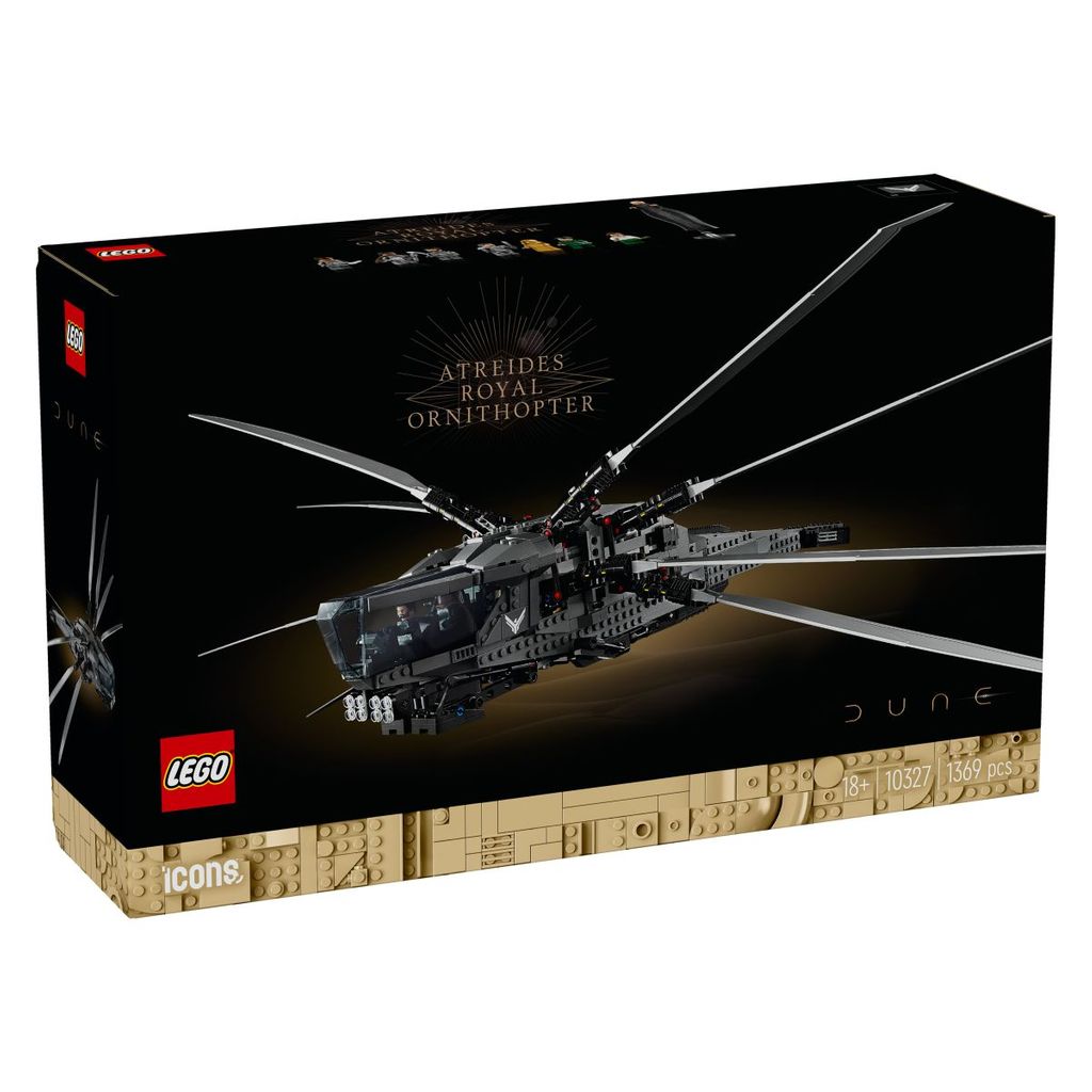 LEGO® ICONS 10327 Dina: Pješčani planet - Atreides Royal Ornithopter