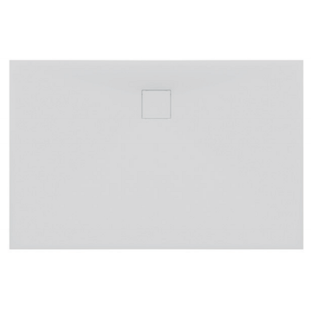 KOLPA SAN Tuš kada za ugradnju ili ugradnju na pod Moonwalk 100 x 80 cm (3838987597001) - antracit
