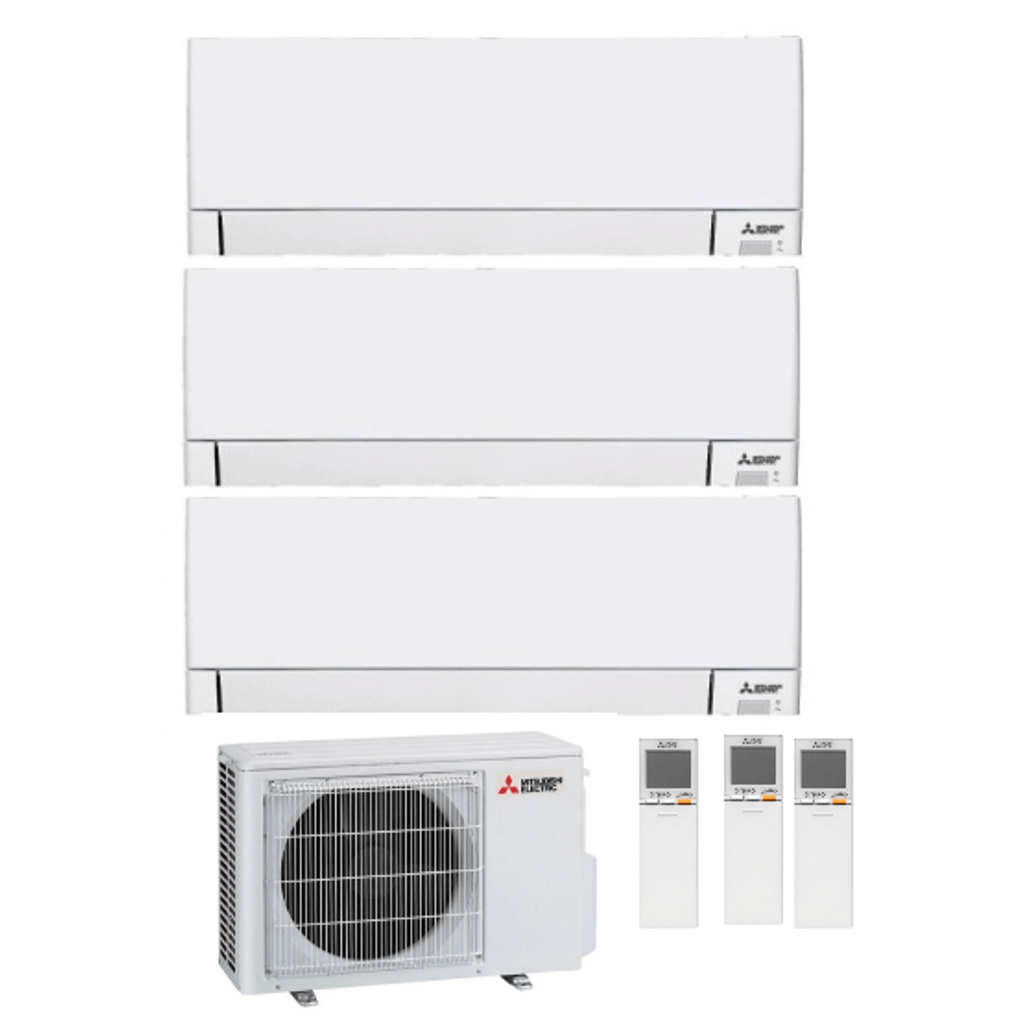 MITSUBISHI multi-split klima - unutarnja jedinica 2x MSZ-AY25VGKP i 1x MSZ-AY35VGKP + vanjska jedinica MXZ-3F54VF4 + WIFI 10,0 kW