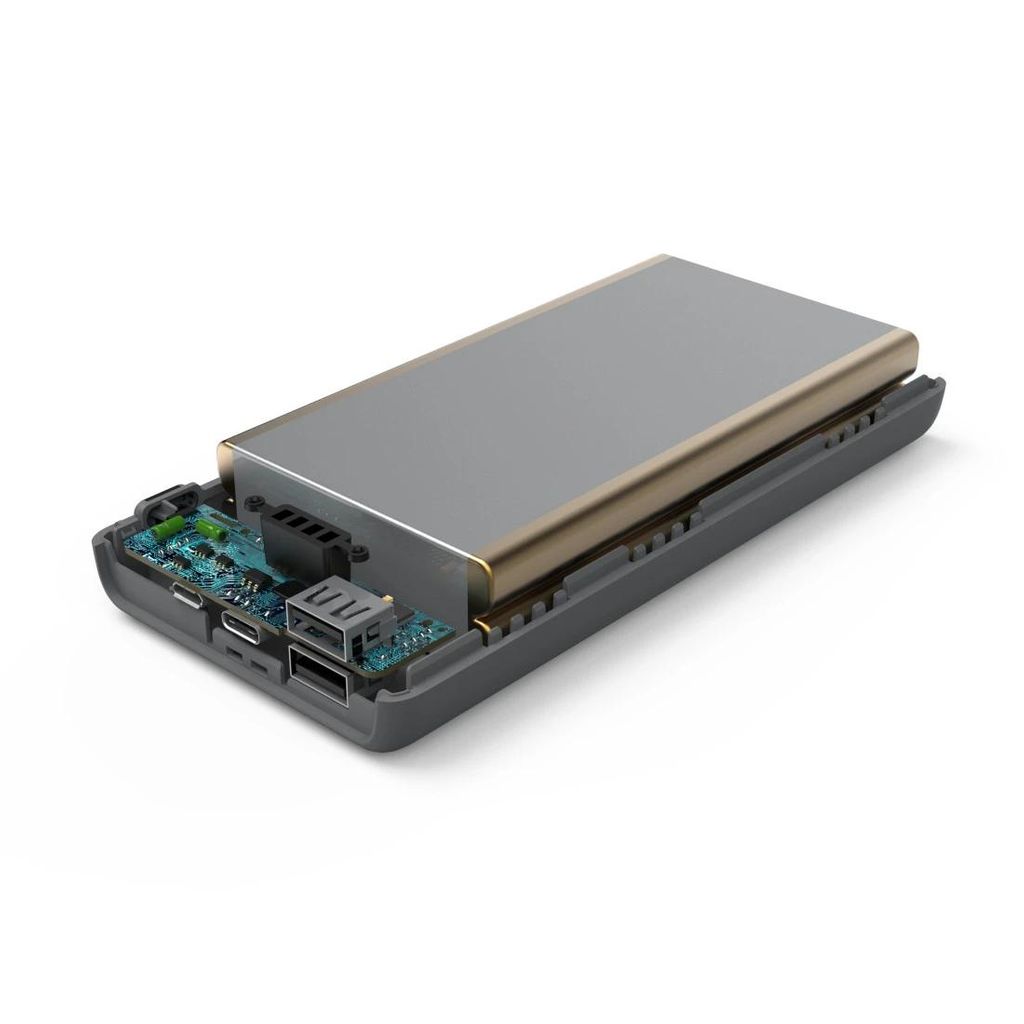 HAMA prijenosna baterija "Supreme 24HD", 24000 mAh, 3 izlaza: 1 x USB-C, 2 x USB-A, siva