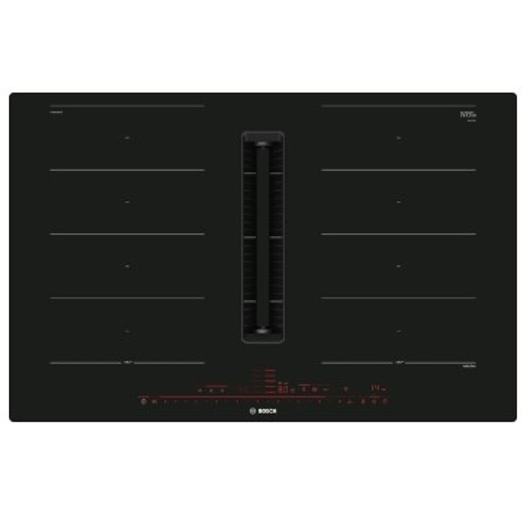 BOSCH indukcijska ploča za kuhanje s integriranom napom, 80 cm, ravna Serie 8 PXX801D67E