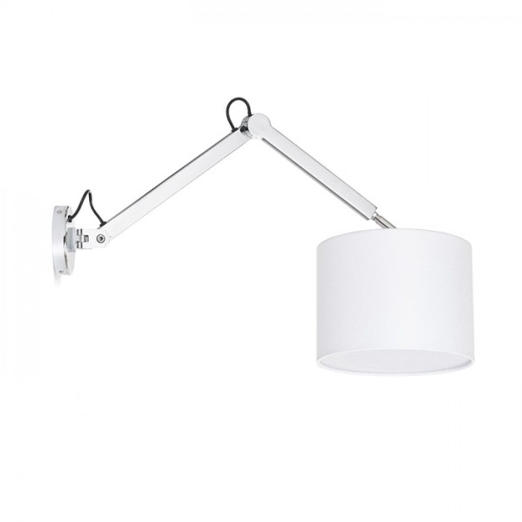 RENDL zidna svjetiljka MADISON W 230V E27 42W - bijeli krom