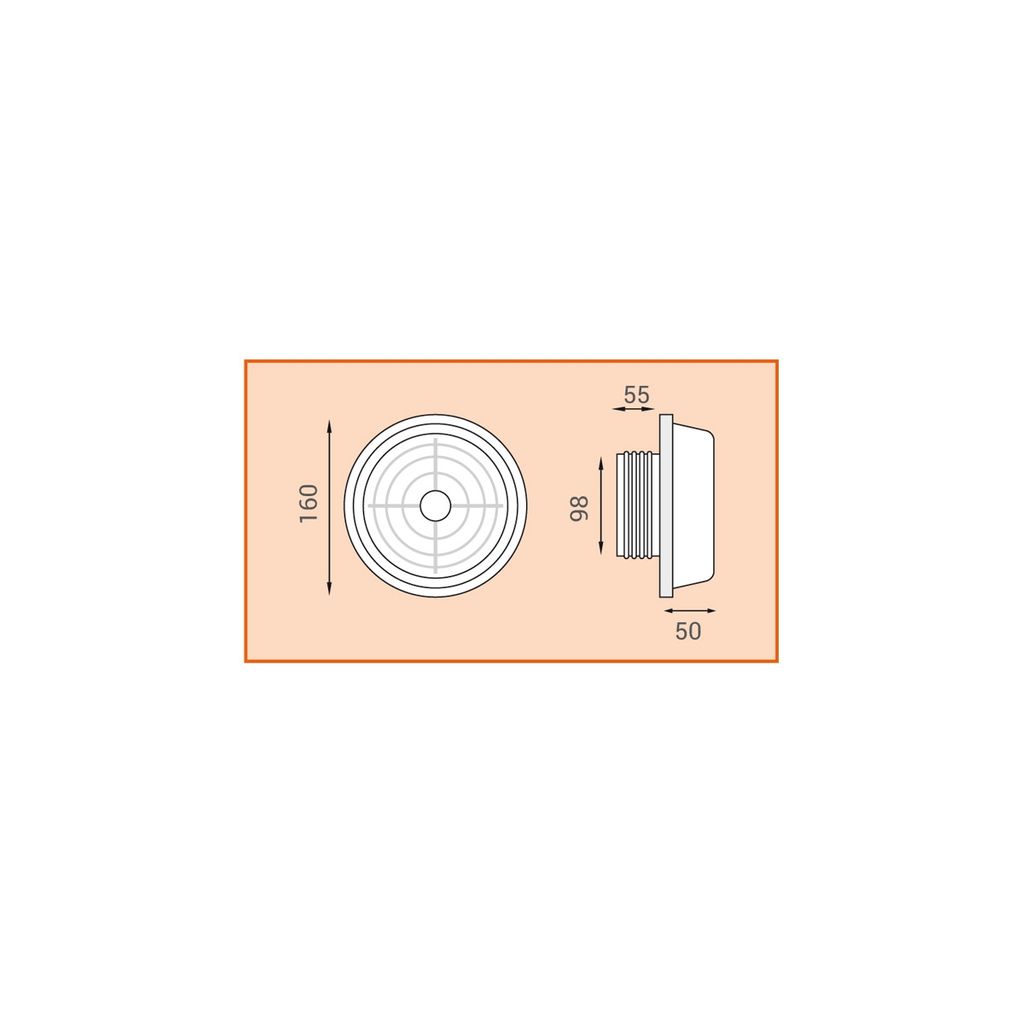 LUX SERIE S53 aksijalni ventilator s fiksnim otvorom S53/100 LUX262
