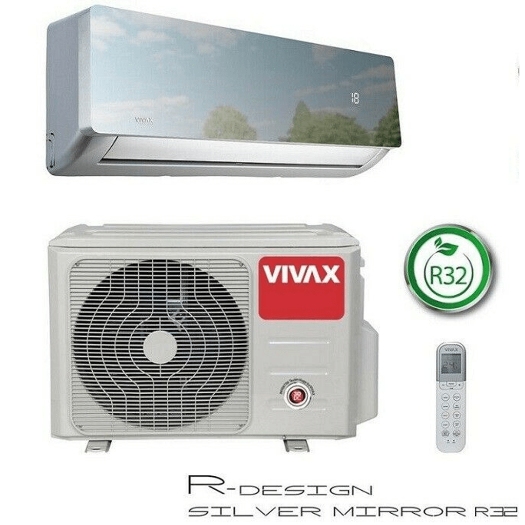 VIVAX klima uređaj ACP-12CH35AERI 3,5 kW – siva, ogledalo 