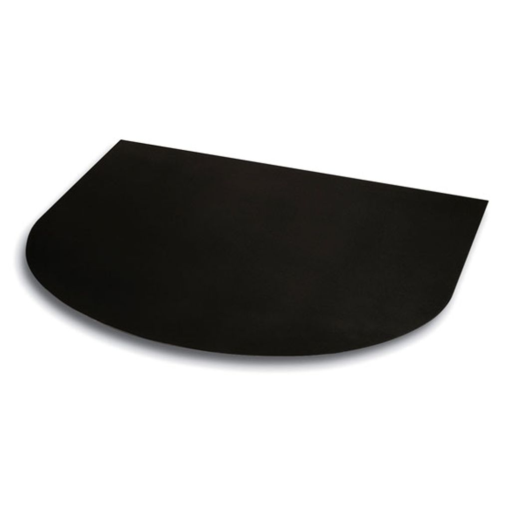 NORDICA podloga za peći 990 x 900 x 8 (crno staklo)