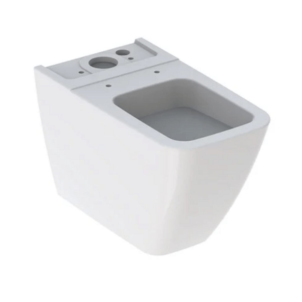 GEBERIT podna WC školjka – za izravno postavljanje nadžbuknog vodokotlića iCon Square, montaža uz zid 200920000 (bez WC daske)
