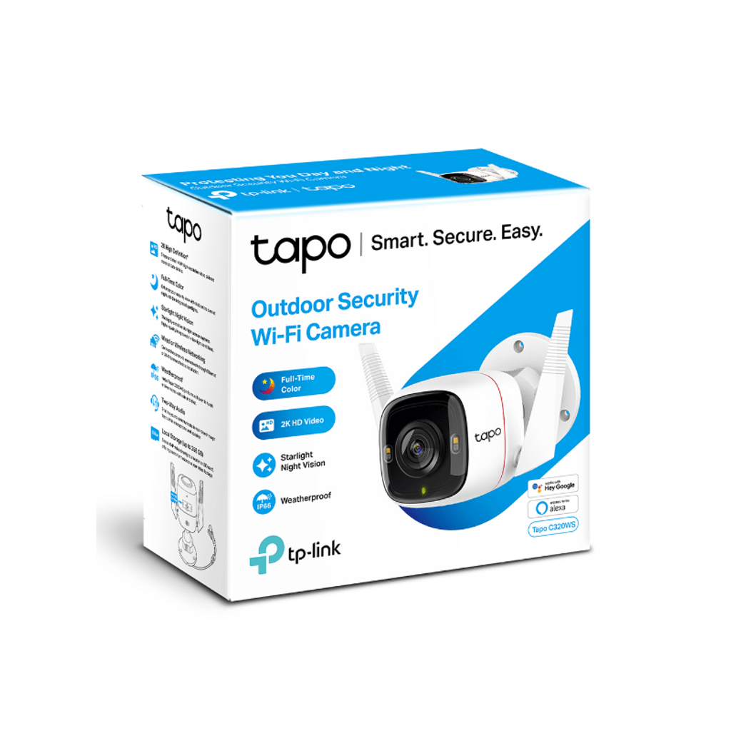 TP-LINK Tapo C320WS 2K QHD Vanjska Wi-Fi sigurnosna kamera
