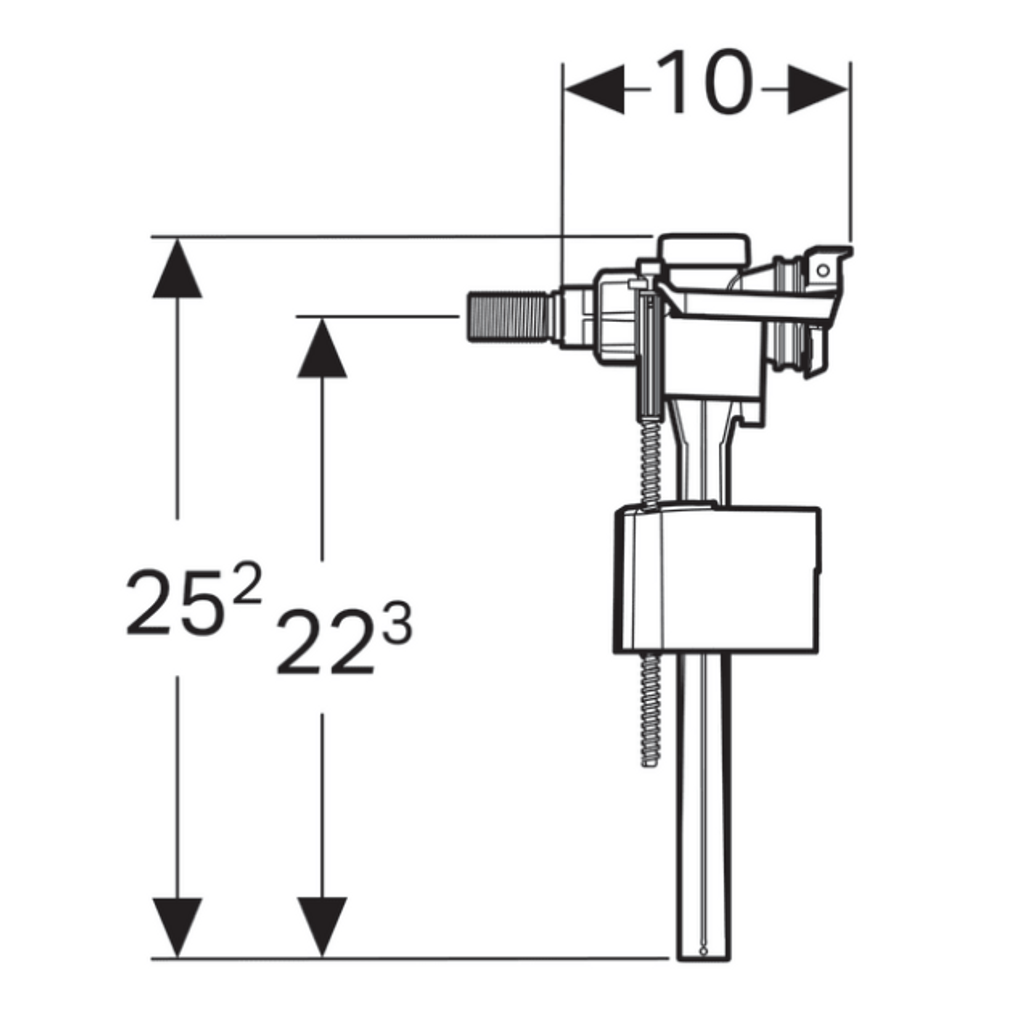 GEBERIT ventil za punjenje tip 333 (136.700.00.3)