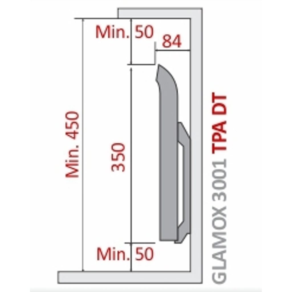 GLAMOX električni panel zidni radijator 3001 TPA 04 bez termostata - 350x503 mm, 400 W (765042030)
