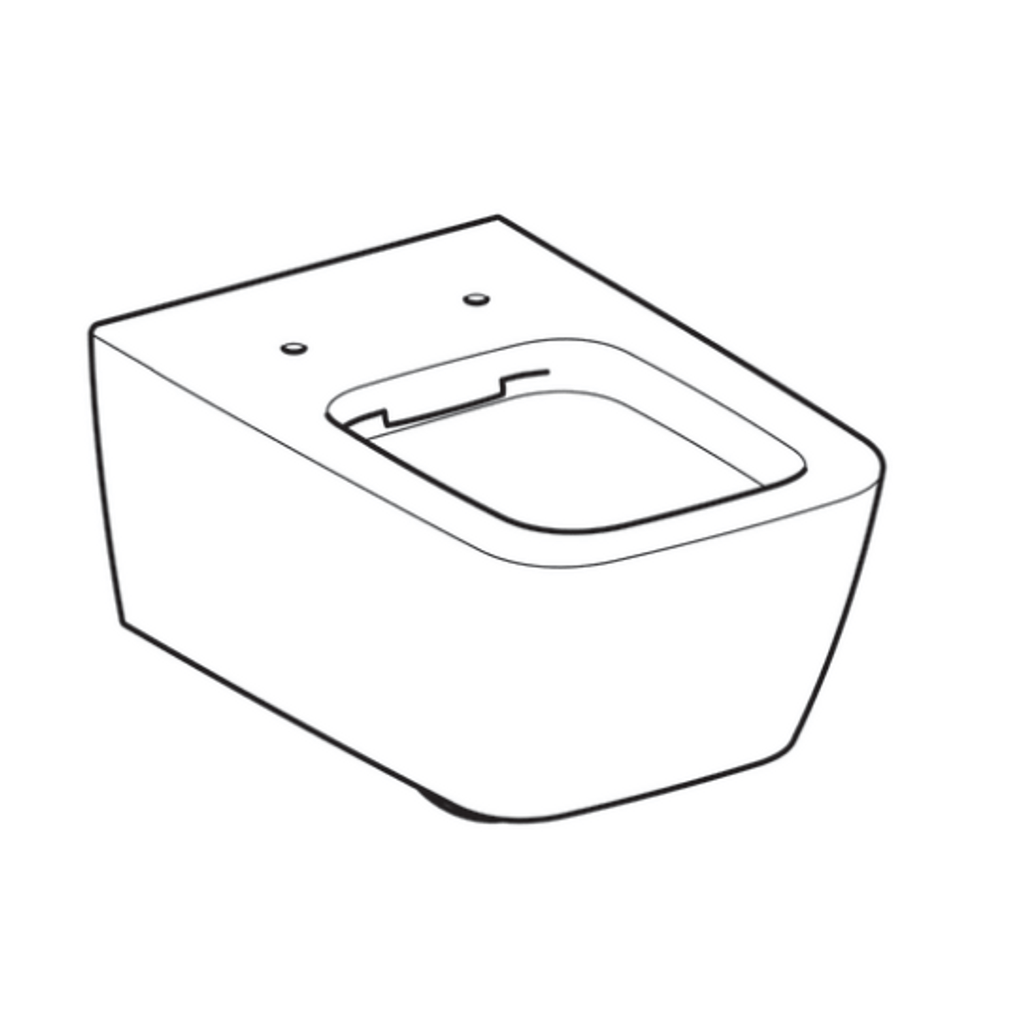 GEBERIT viseća WC školjka bez ruba iCon Square 201950000 (bez WC daske)