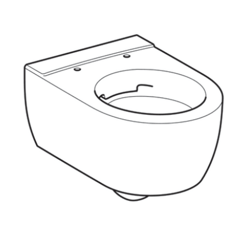 GEBERIT viseća WC školjka bez ruba iCon 204060000 (bez WC daske)