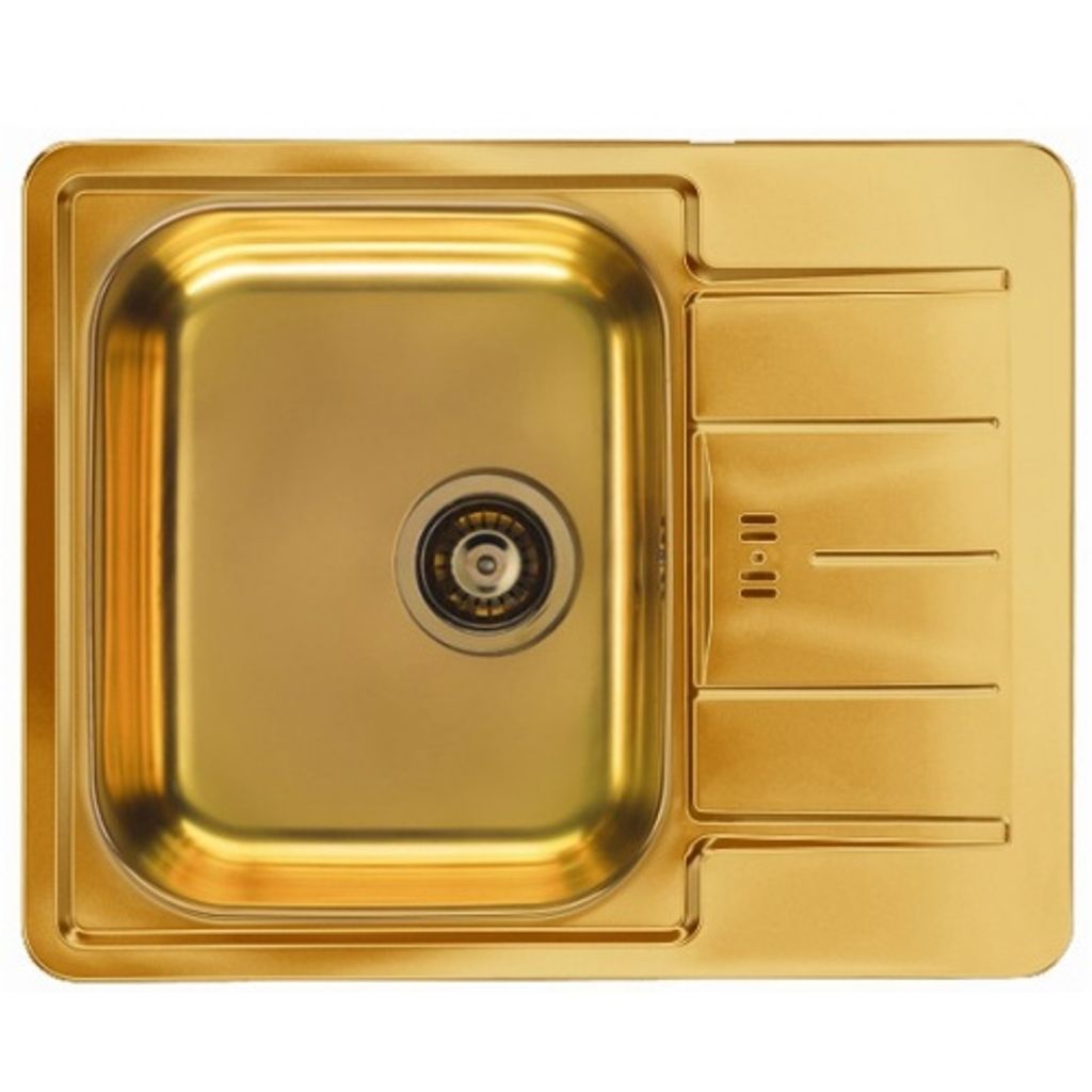 ALVEUS jednostruki sudoper s ocjedom Monarch Line 60 - zlatna (1069001)