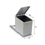 ALVEUS sustav odvajanja otpada s jednom posudom (16 litara) - ALBIO 10 (1090331)