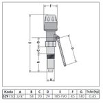 CALEFFI regulator zraka 3/4" (529150)