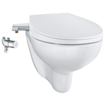 GROHE viseća WC školjka bez ručki s WC daskom sa sporim zatvaranjem Bau Ceramic s termostatskim ventilom (39652SH0)