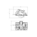 METABO kružna pila KS 55 FS (600955500) + kućište