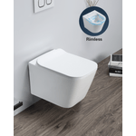 BELNEO viseća WC školjka bez ruba s daskom sa sporim zatvaranjem MS2350